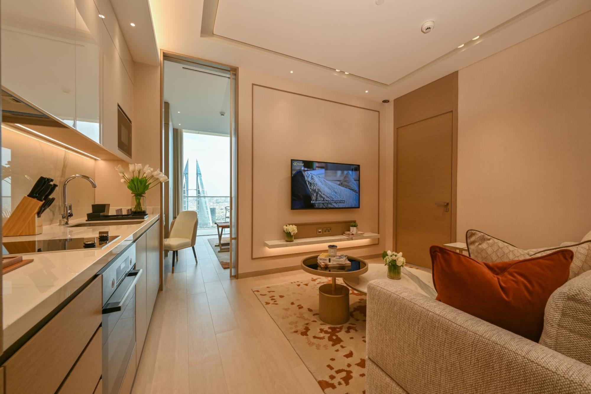 Onyx Rotana Hotel Manama Eksteriør billede Interior of a typical apartment