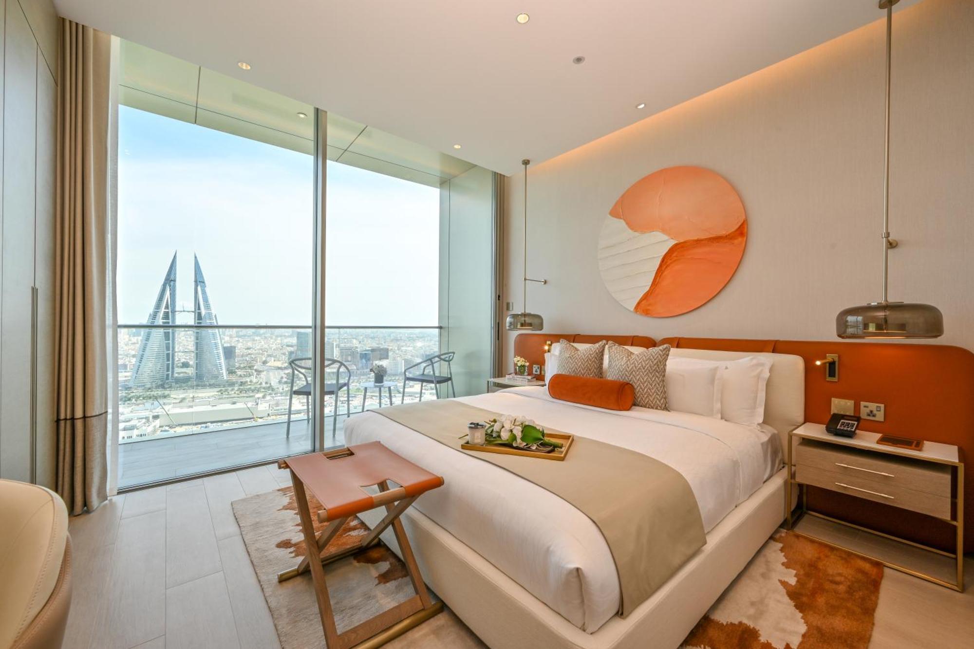 Onyx Rotana Hotel Manama Eksteriør billede A bedroom at the Address Downtown